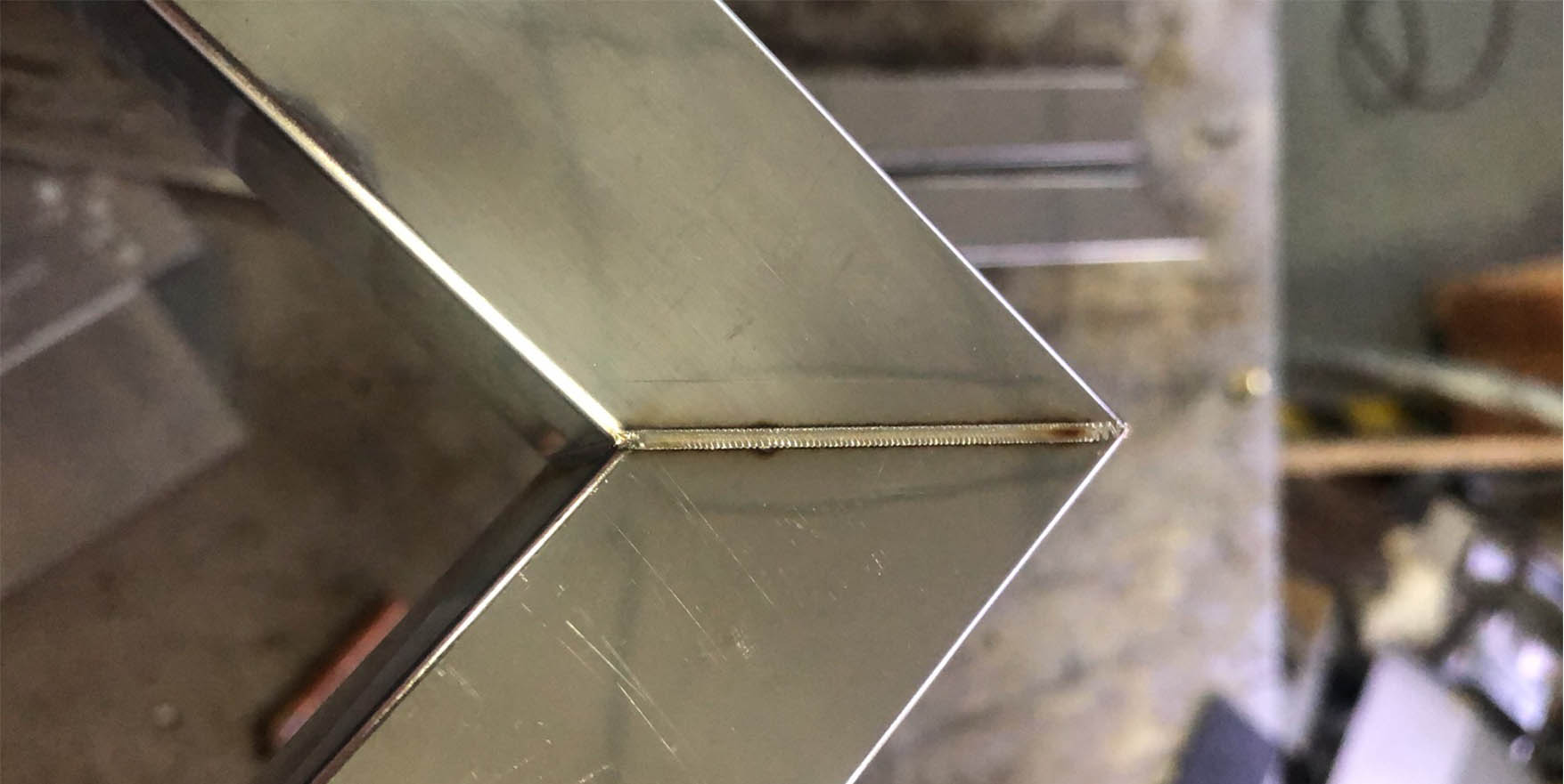 Welding of 1mm thin stainless steel square tube